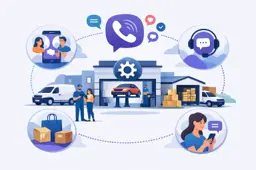 Viber комуникация с клиенти в сервиза