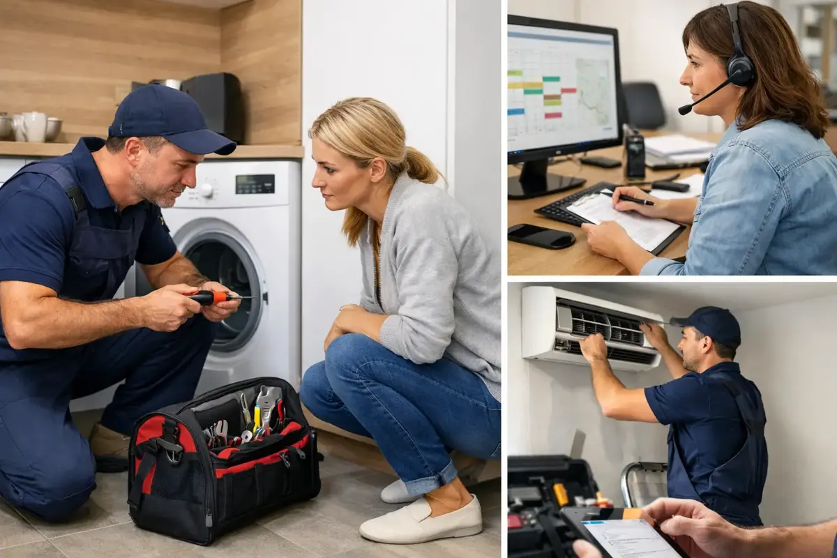 How to organize field service interventions